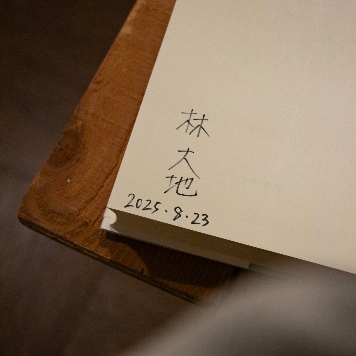 【サイン本】林大地「世界への信頼と希望、そして愛」