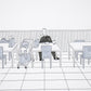 "food court dejavu" by 小幡彩貴 [原画/額装込]